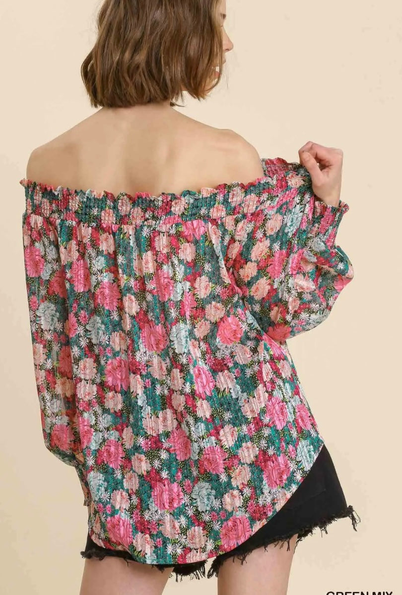 The Garden Party Off Shoulder Blouse