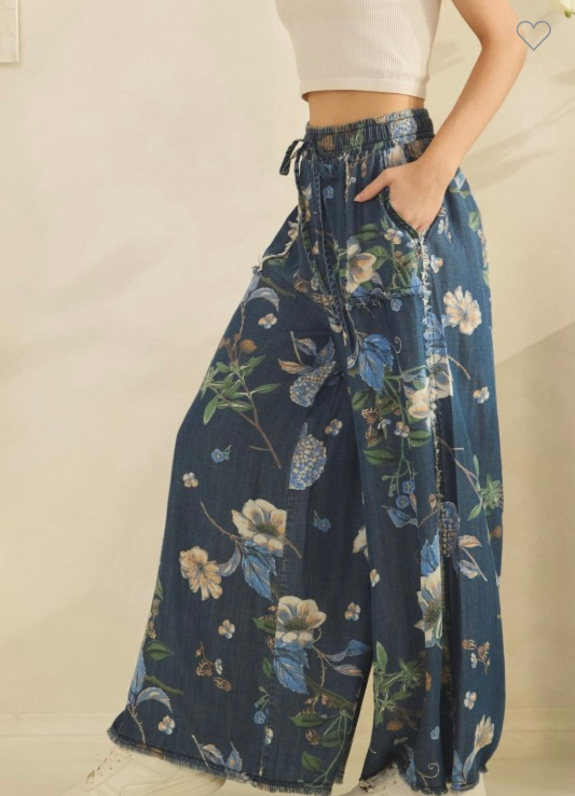 The Meadow Muse Floral Wide Leg Pants