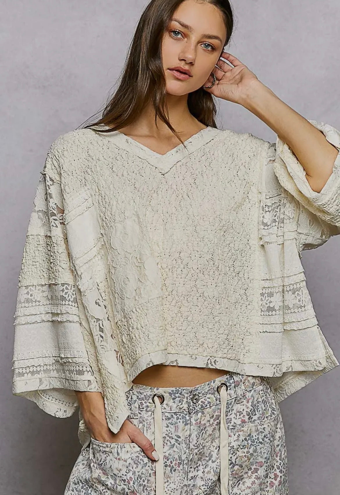 Dream Catcher, romantic lightweight airy lace top