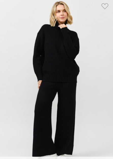 Soft Knit, turtleneck sweater set