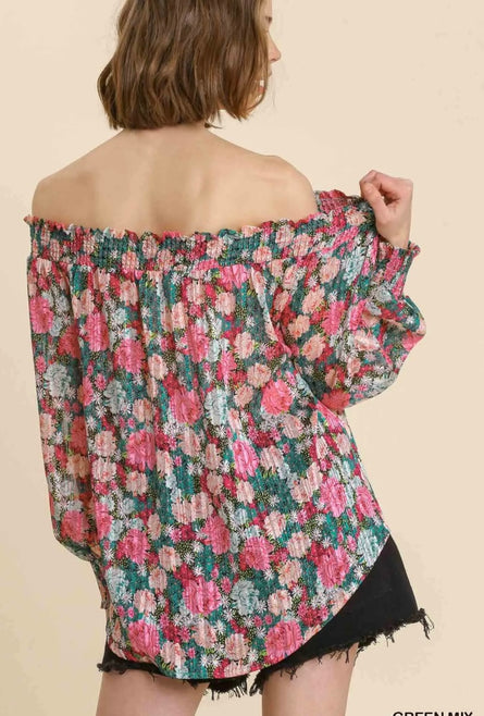 The Garden Party Off Shoulder Blouse