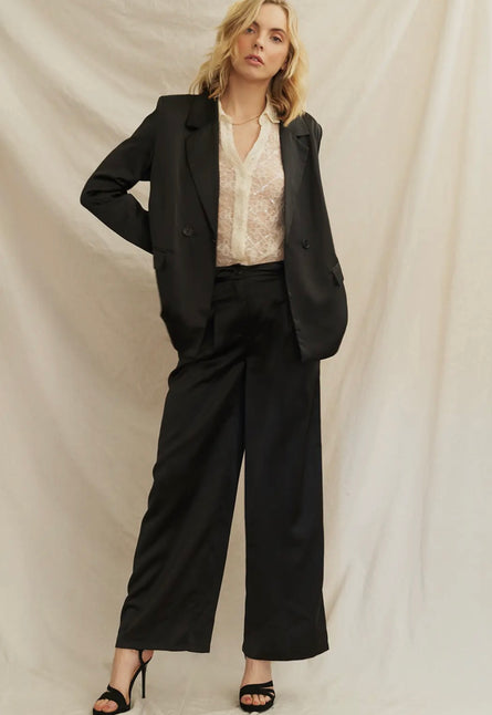 Trendsetter, Satin wide leg pant
