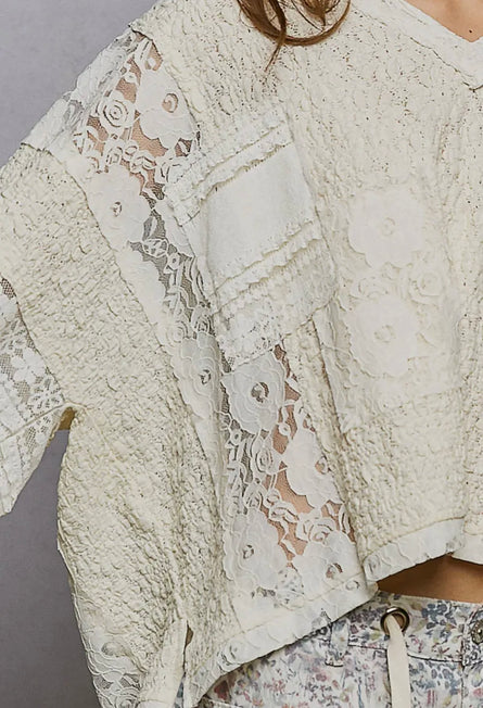 Dream Catcher, romantic lightweight airy lace top