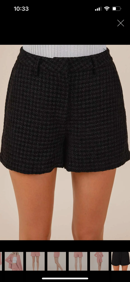The Chanel, tailored tweed short
