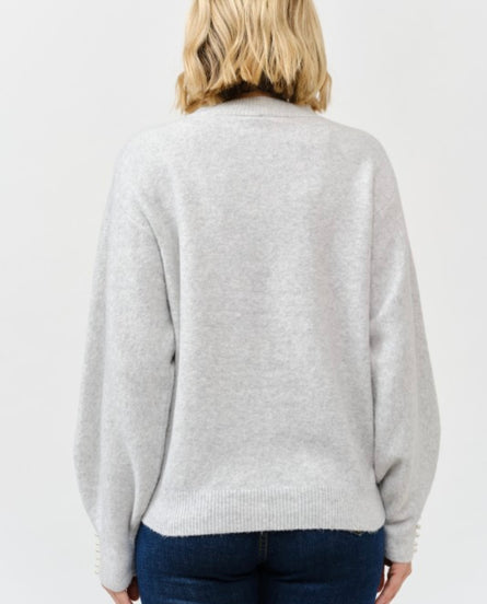 Camille, Pearl embellished sweater