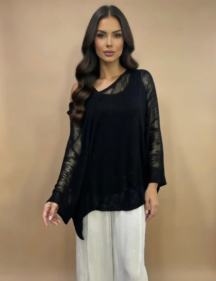 The Endless Summer Lightweight Knit Poncho