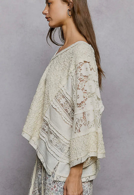 Dream Catcher, romantic lightweight airy lace top