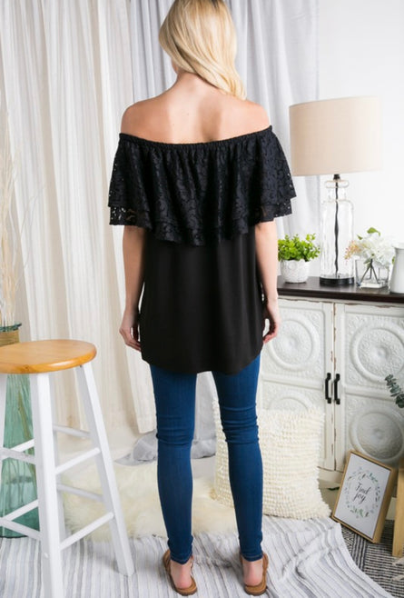 Lacey off the shoulder top