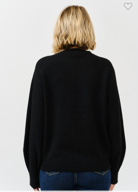 Camille, Pearl embellished sweater
