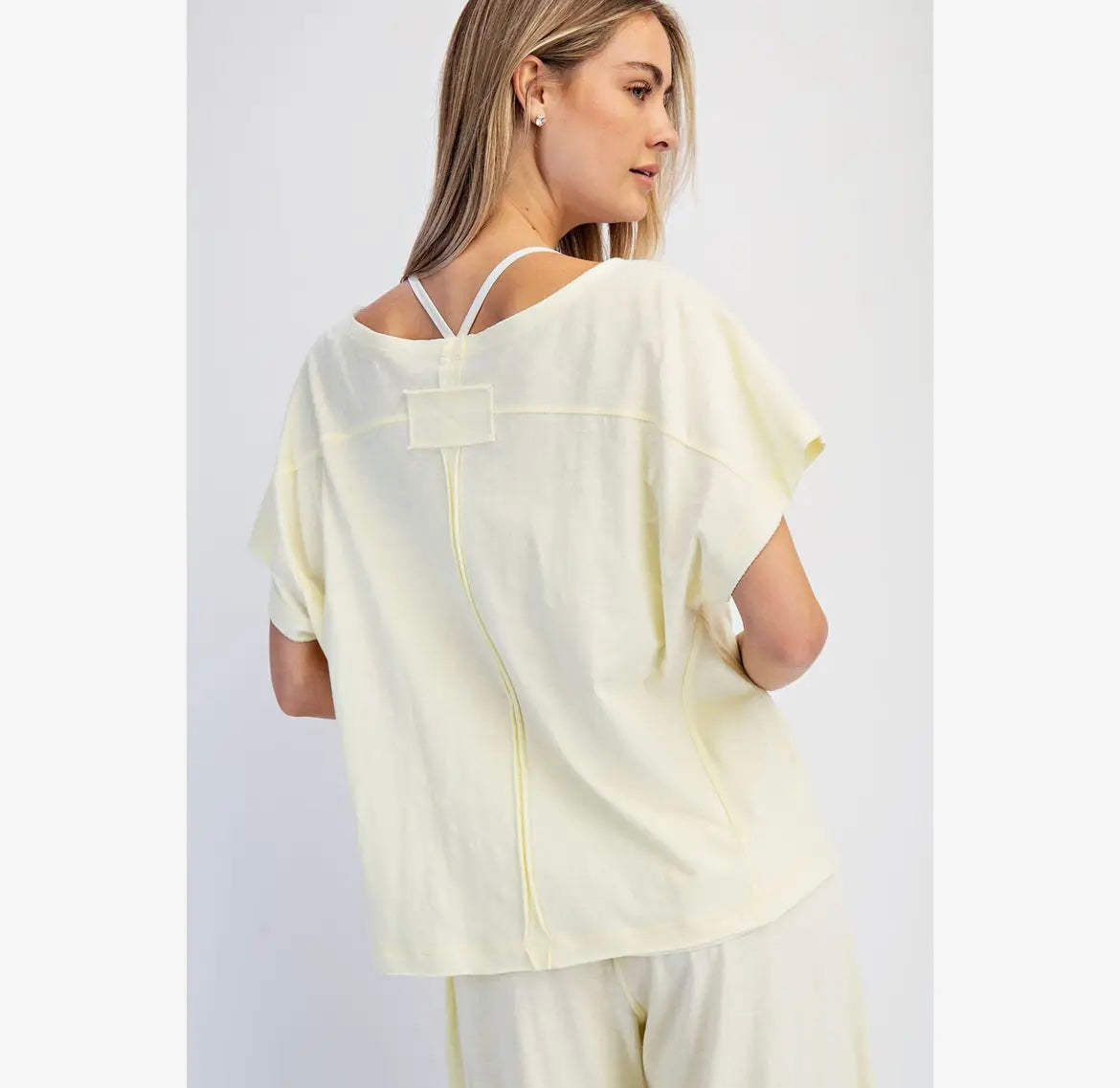 Sunbeam Off-Shoulder Lounge Top