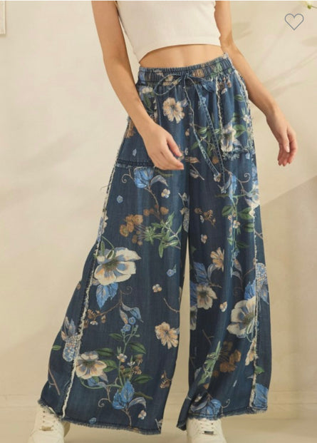 The Meadow Muse Floral Wide Leg Pants