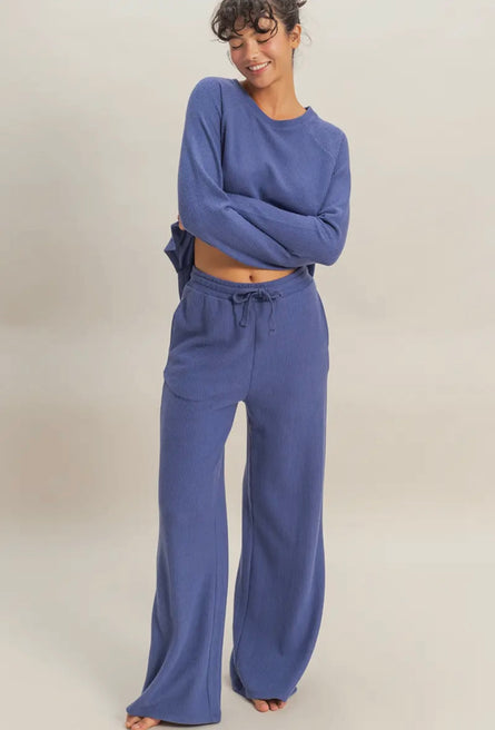 Cloud Nine, Brushed Waffle knit set