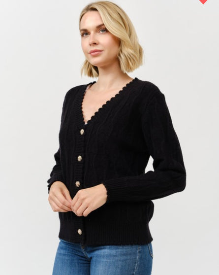 Maison, elegant statement cardigan