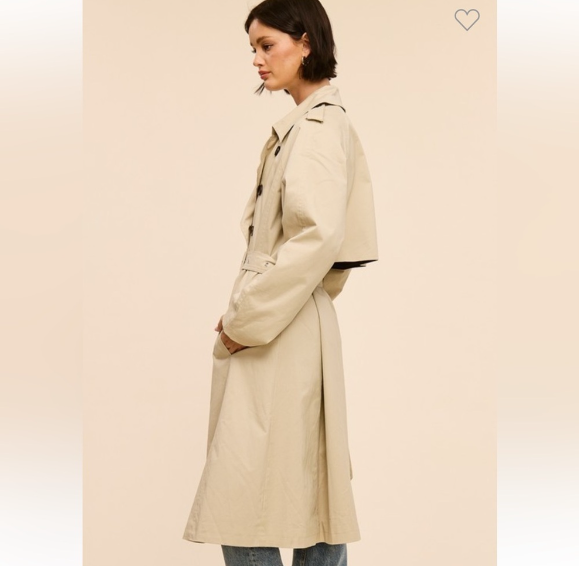 The Classic Trench, fully lined cotton trench