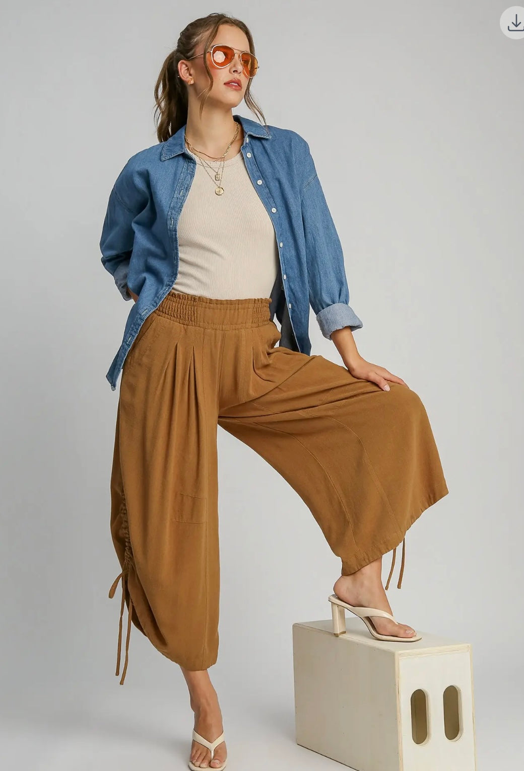 Sahara Breeze cinch harem pants