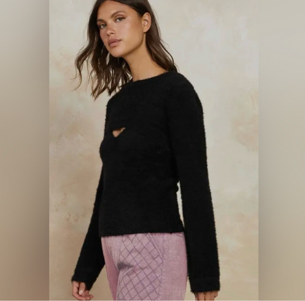 Cozy Crush, fuzzy long sleeve shrug and cami set