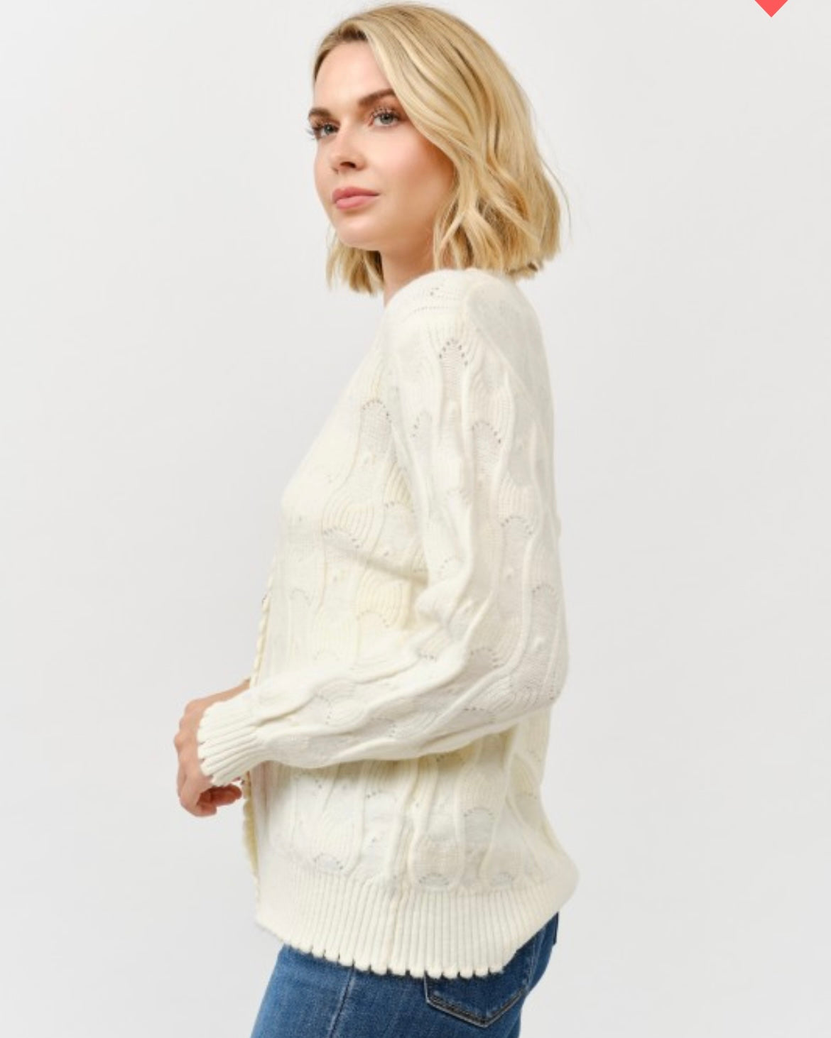 Maison, elegant statement cardigan