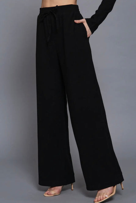 Onyx Ease two tone texture knit pant