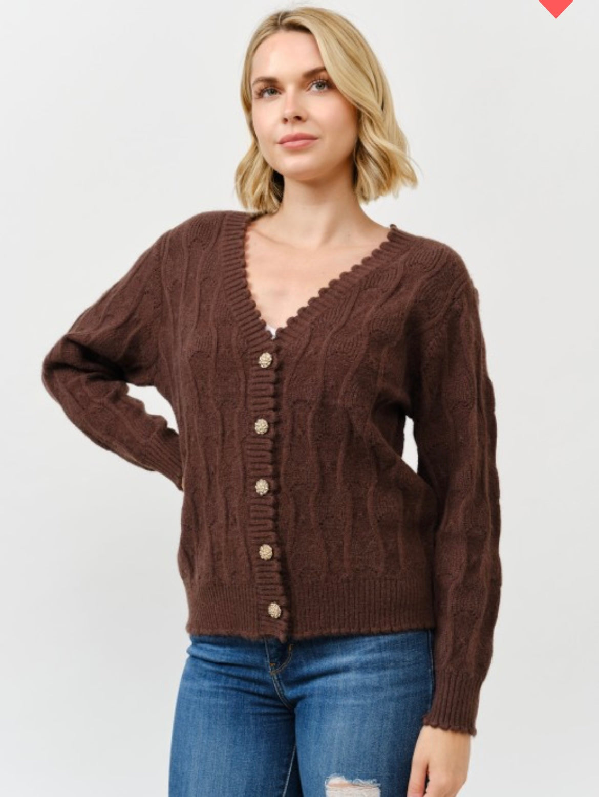 Maison, elegant statement cardigan