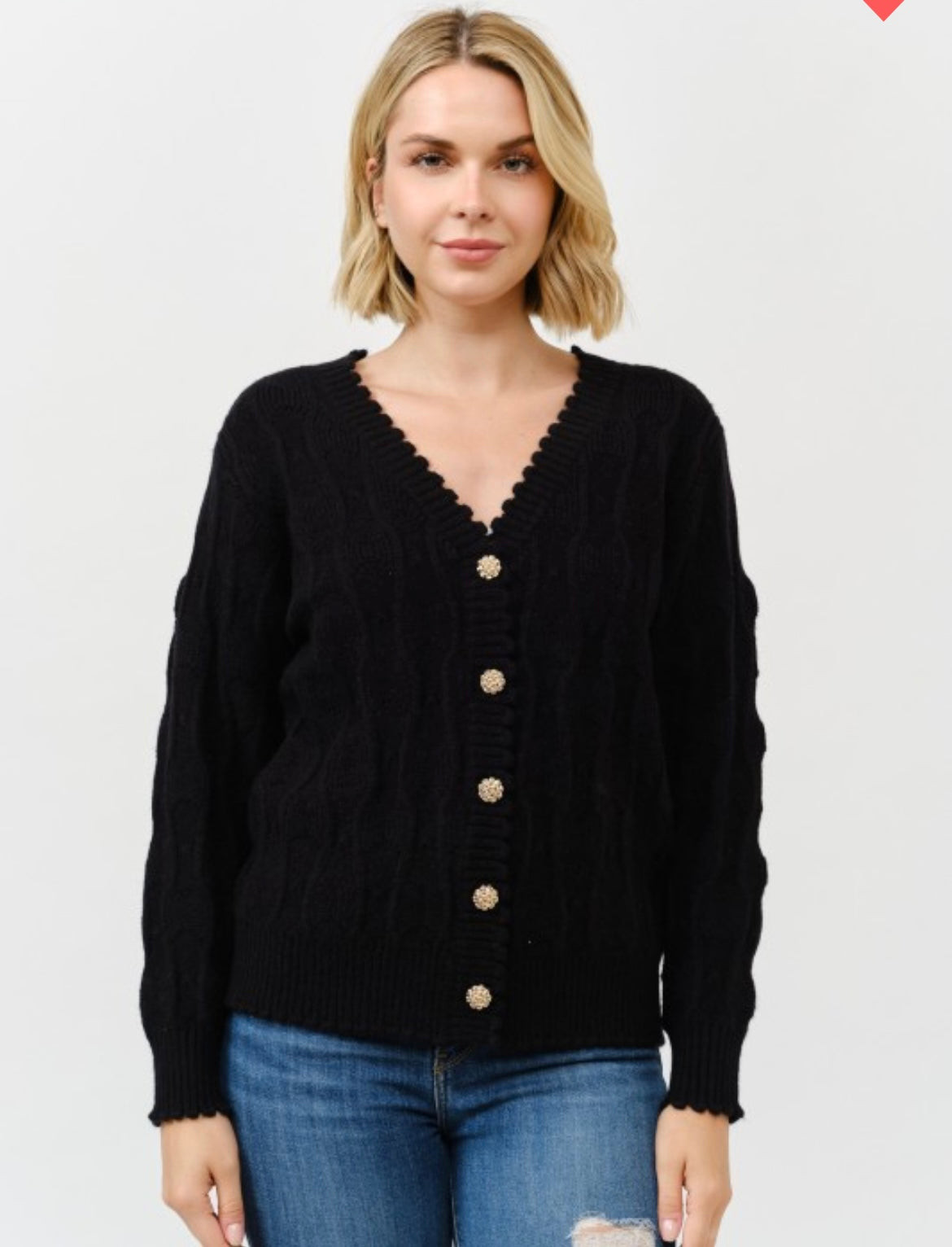 Maison, elegant statement cardigan