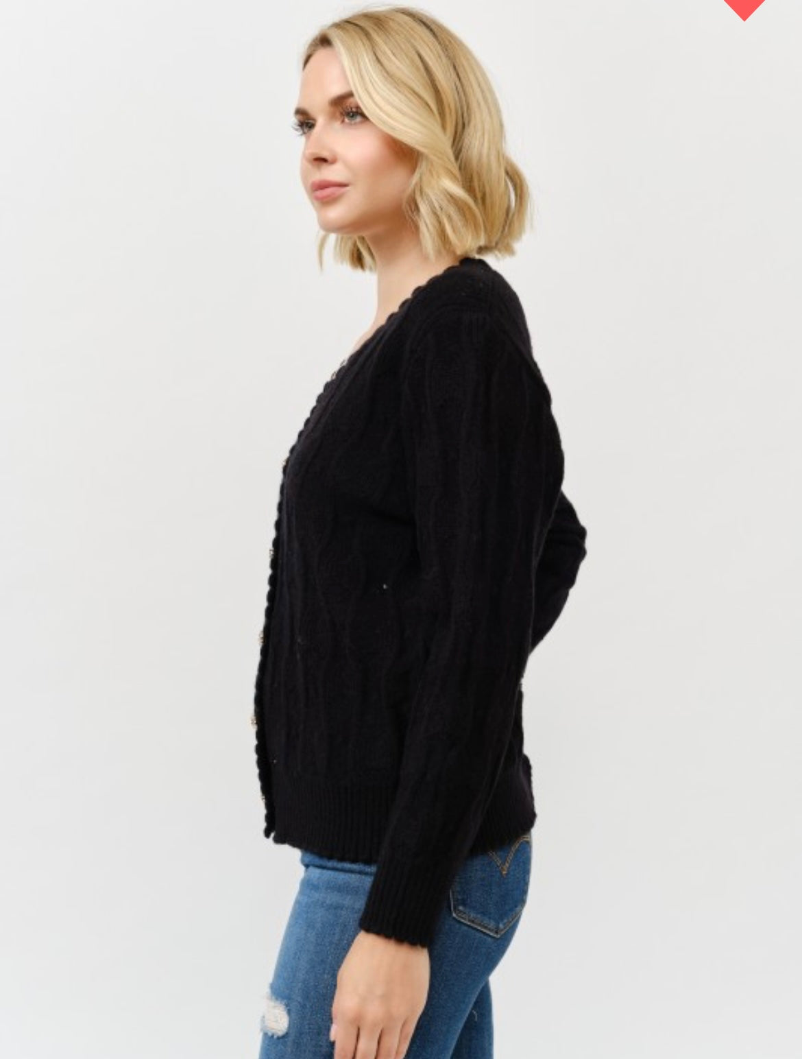 Maison, elegant statement cardigan