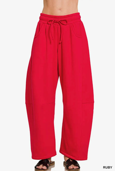 Barrel Leg Sweatpants