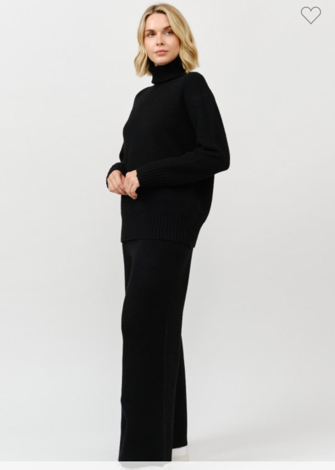 Soft Knit, turtleneck sweater set