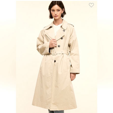 The Classic Trench, fully lined cotton trench
