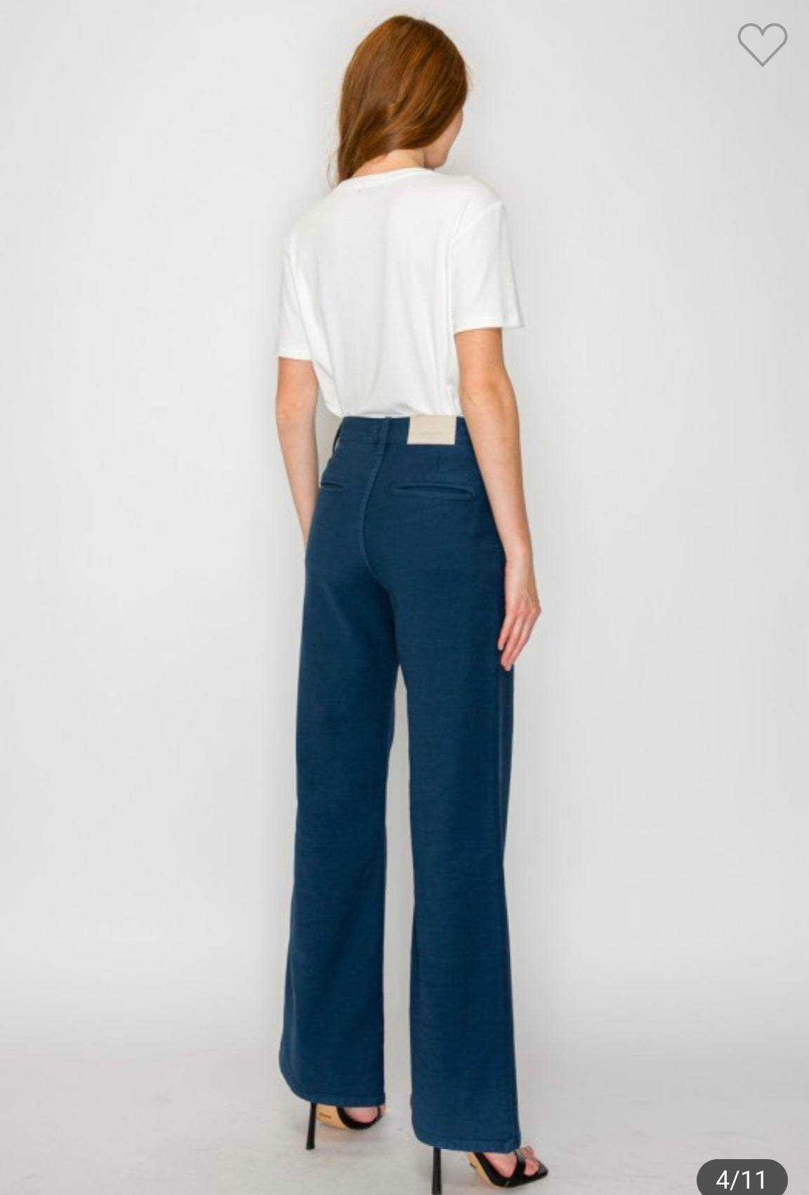 Emily, High rise Tummy control wide flare jeans