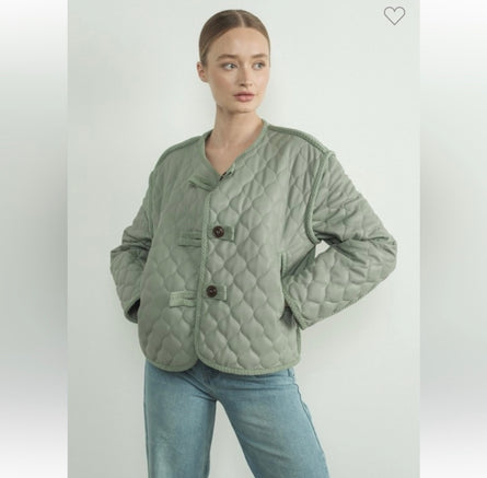 Cloud Nine Quilted Vegan Leather Coat