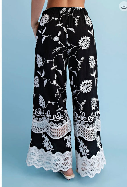 The Capri Bloom Wide Leg Pants