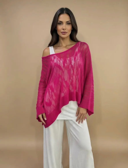 The Endless Summer Lightweight Knit Poncho
