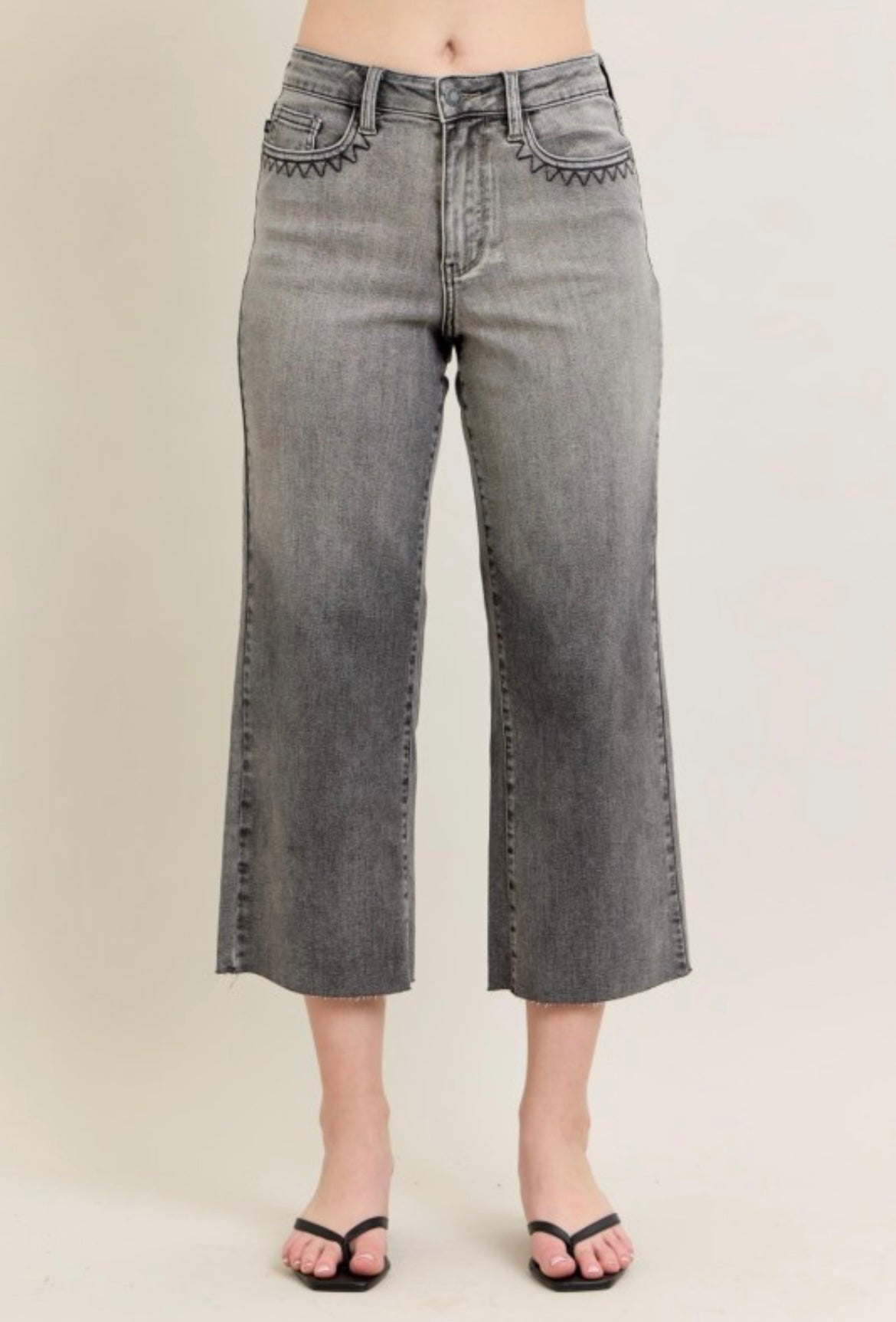Jolie, Vintage Washed wide leg jeans