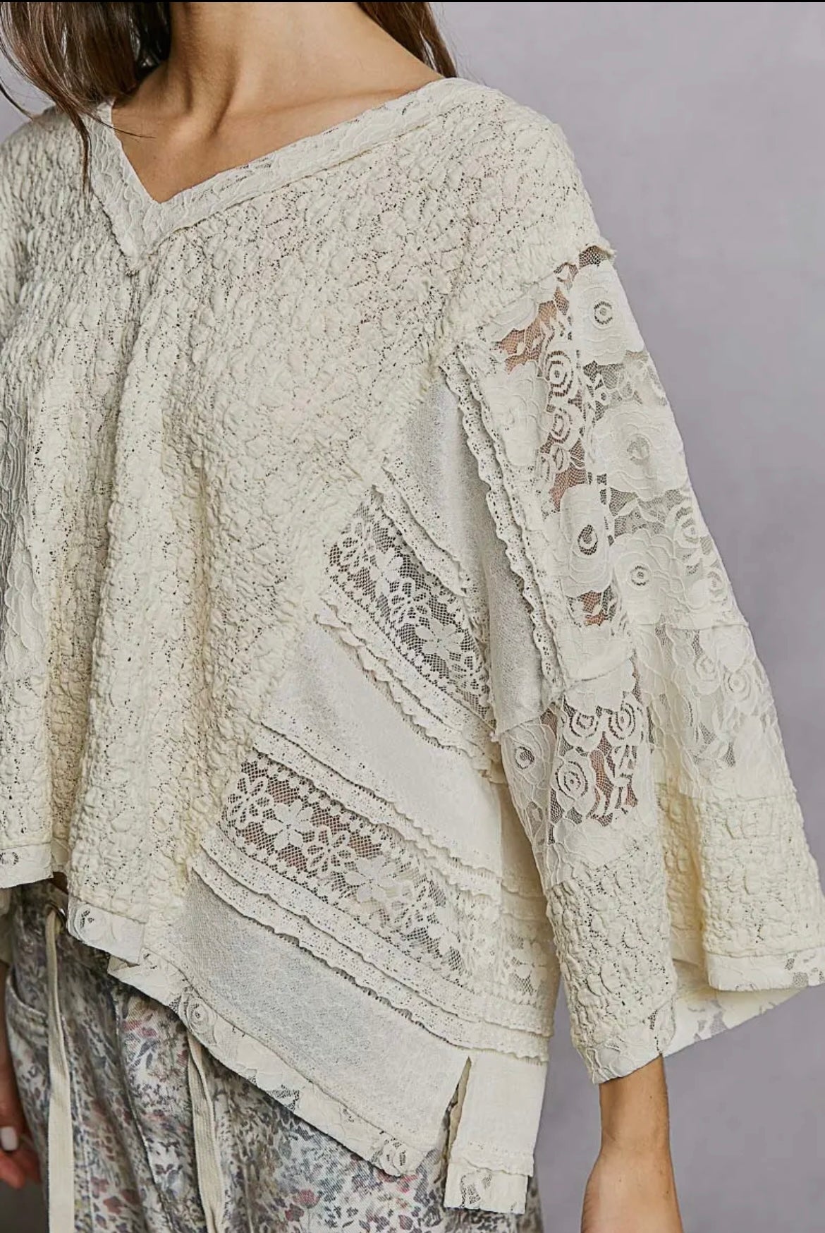 Dream Catcher, romantic lightweight airy lace top