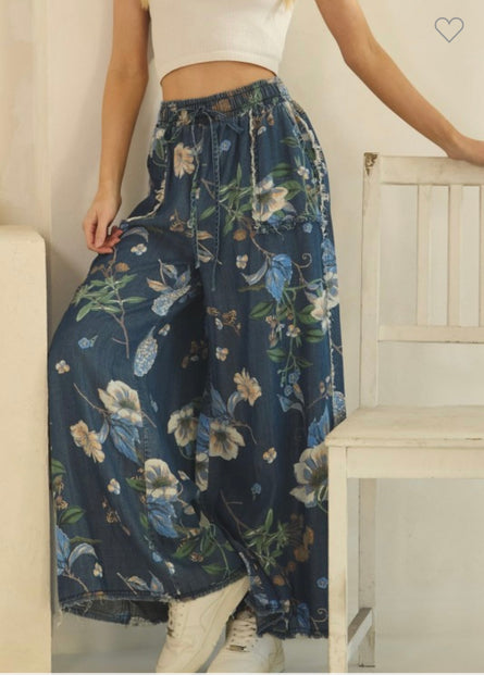 The Meadow Muse Floral Wide Leg Pants