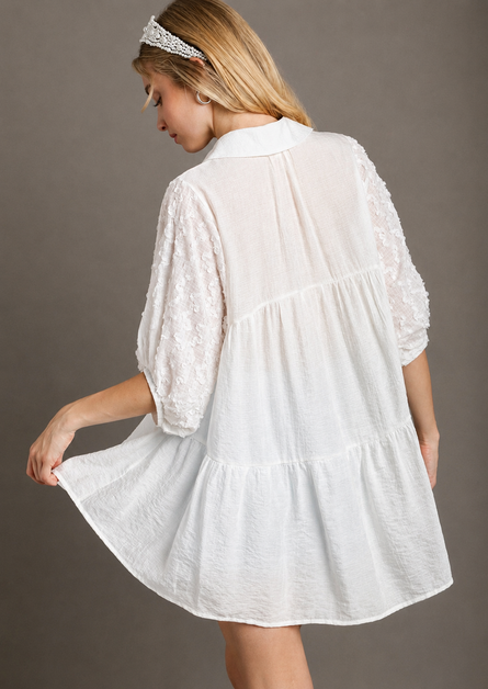 The Everly Textured Babydoll Tunic Top