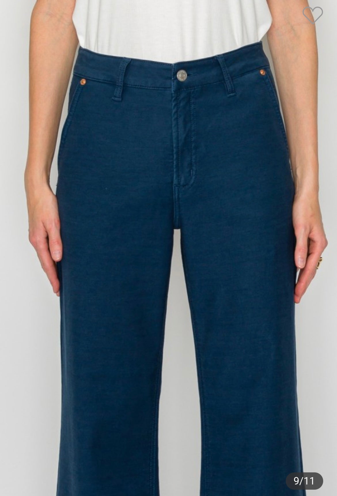 Emily, High rise Tummy control wide flare jeans