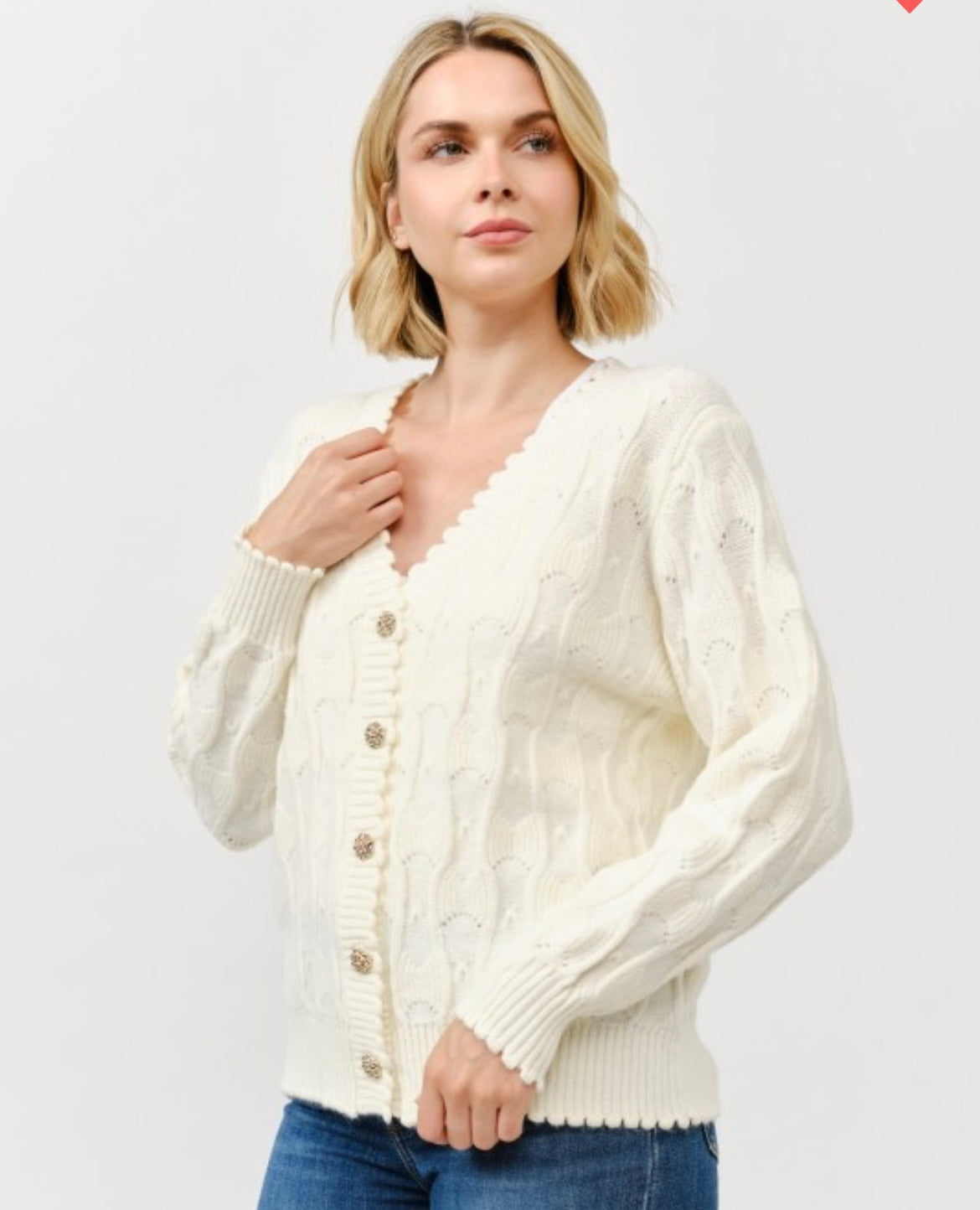 Maison, elegant statement cardigan