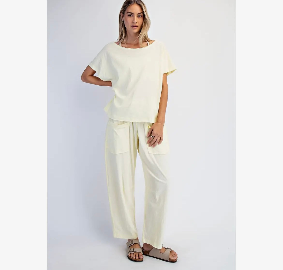 Sunbeam Off-Shoulder Lounge Top