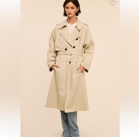 The Classic Trench, fully lined cotton trench