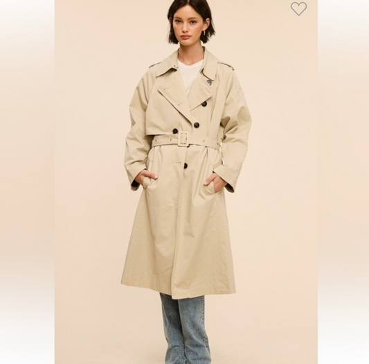 The Classic Trench, fully lined cotton trench