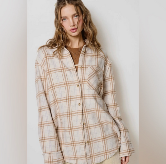 Not your average plaid, button down flannel shirt