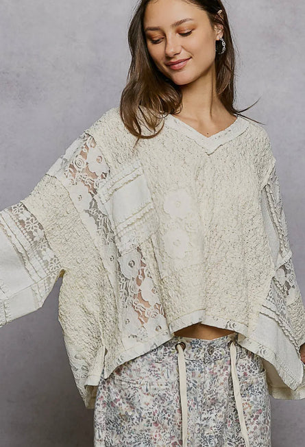 Dream Catcher, romantic lightweight airy lace top