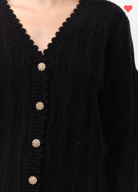 Maison, elegant statement cardigan