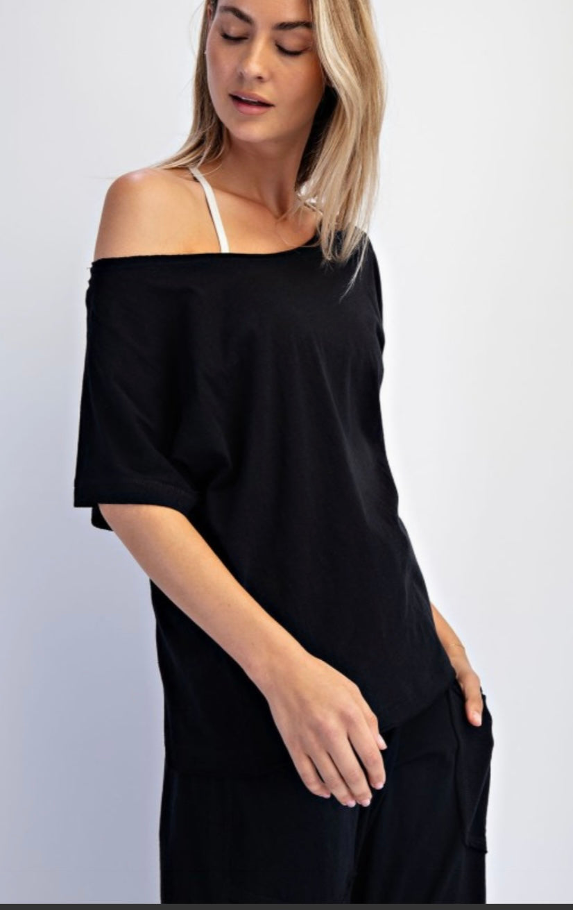 Sunbeam Off-Shoulder Lounge Top