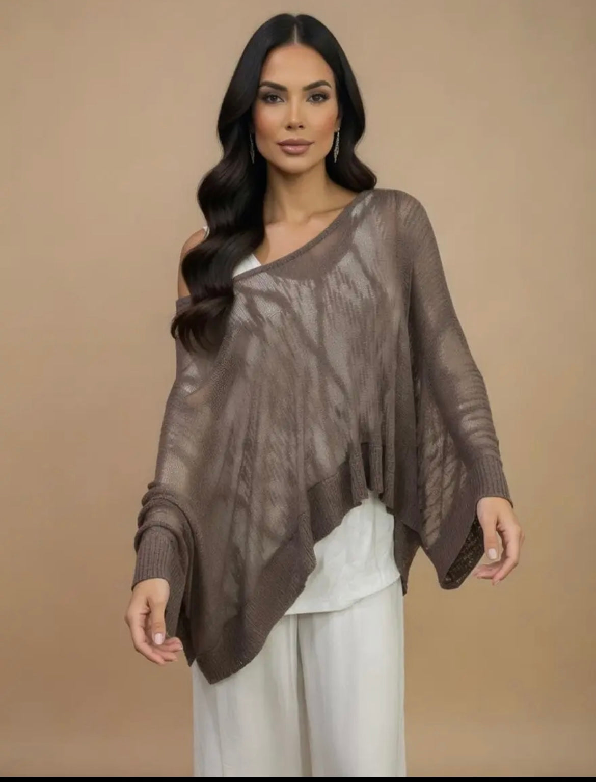 The Endless Summer Lightweight Knit Poncho