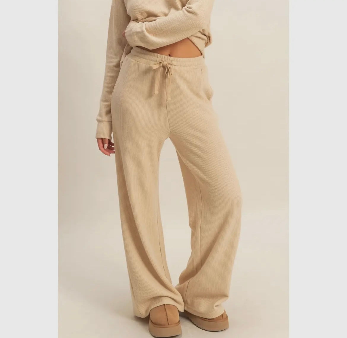 Cloud Nine, Brushed Waffle knit set