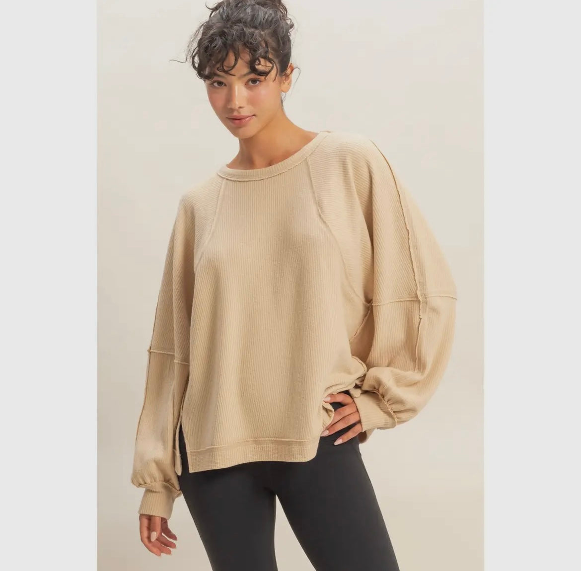 Cloud Nine, Brushed Waffle knit set