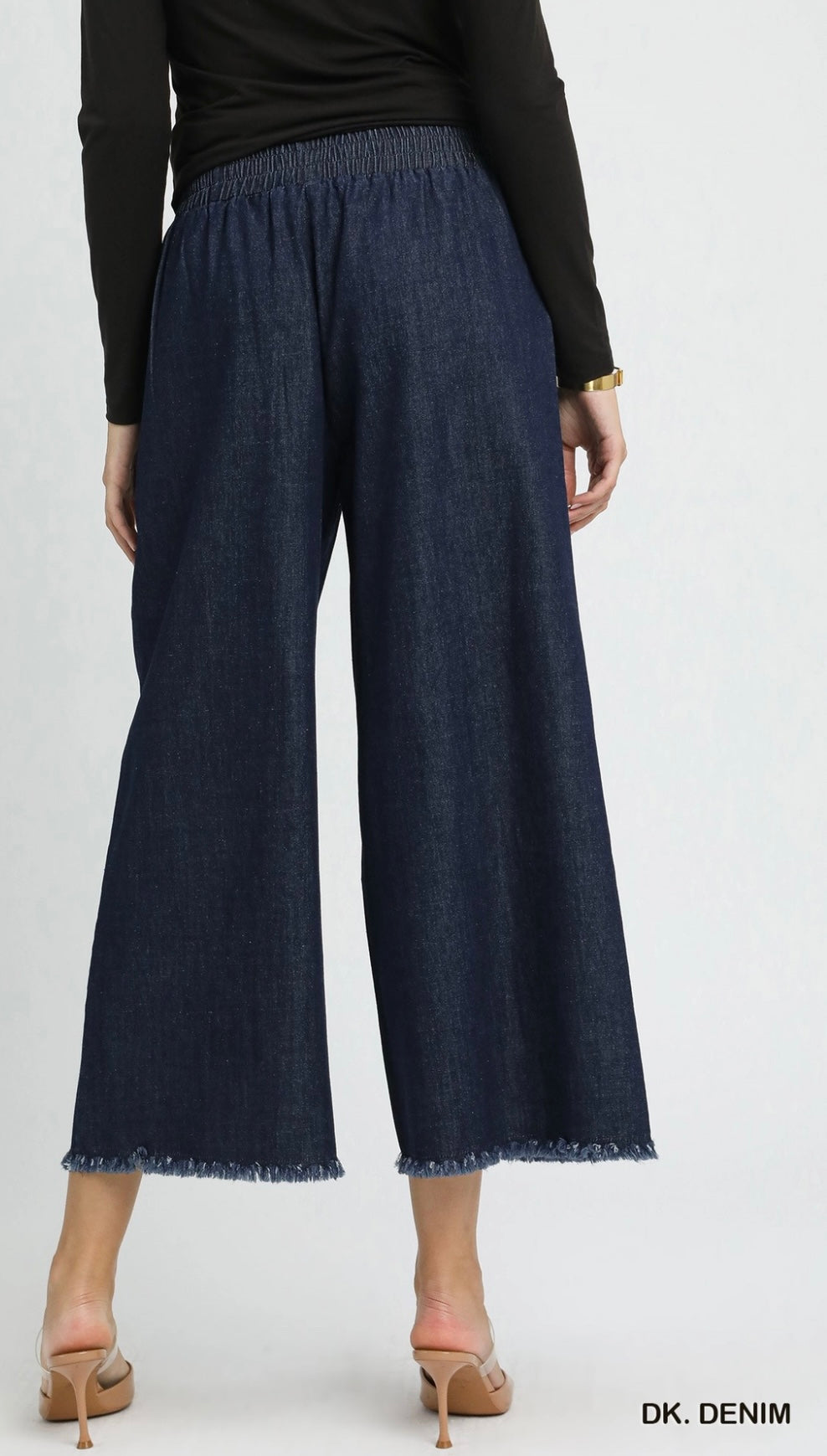 The Easy Days Cropped Wide Leg Denim