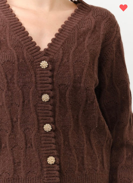 Maison, elegant statement cardigan